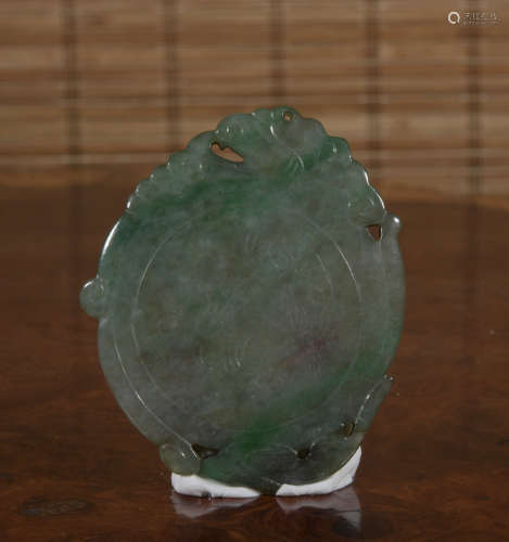 A jade card