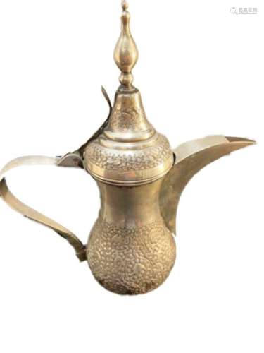 Silver Arabic Teapot 19th century Beautifully Detailed & Met...