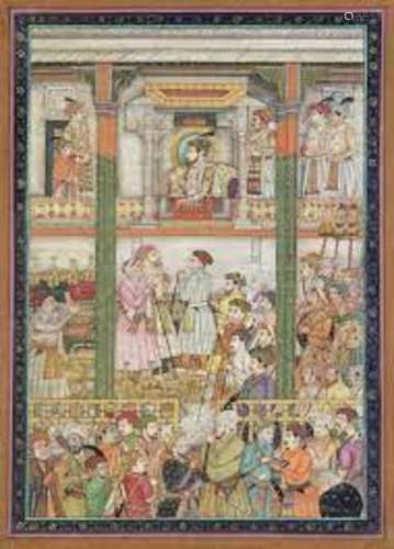 A PADSHAHNAMA OF EMPEROR SHAN JAHAN, 19TH CENTURY