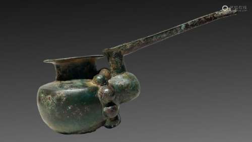 Elamite period ceremonial pouring copper pot 1st millennium ...