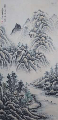 Landscape Painting by Wang Yuanqi