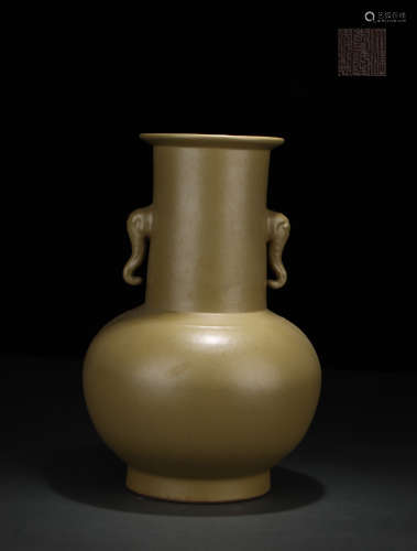 Tea-dust Glazed Vase
