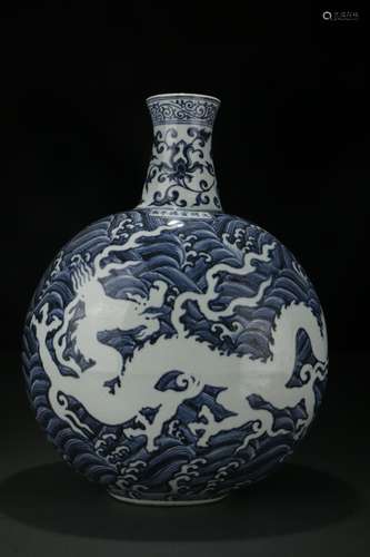 Blue-and-white Vase