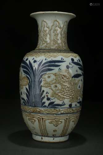 Blue-and-white Vase