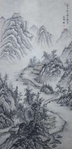 Landscape Painting by Wang Shimin