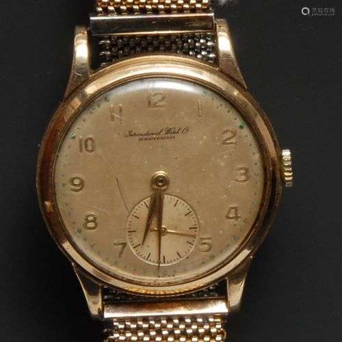 Montre-bracelet des années 1950 de l'International Watch Com...