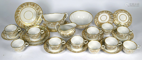 A Regency Worcester Flight Barr & Barr tea service