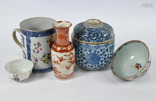 Six items of 18th and 19th century Chinese and Japanese