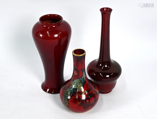 Bernard Moore - a flambÃ© glazed small vase