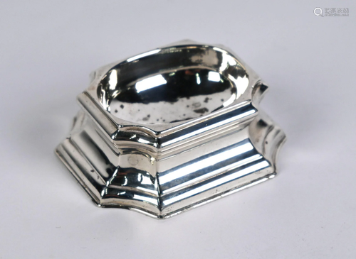 George II silver trencher salt