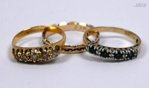 Three various rings