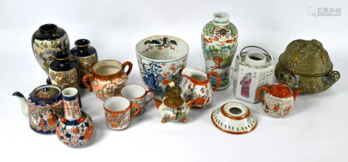 A collection of Chinese and Japanese ceramics, 19th