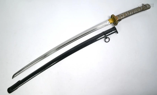 A Japanese WWII Type 95 sword katana (1938-1941)