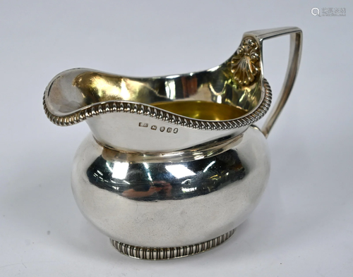 Regency silver milk jug