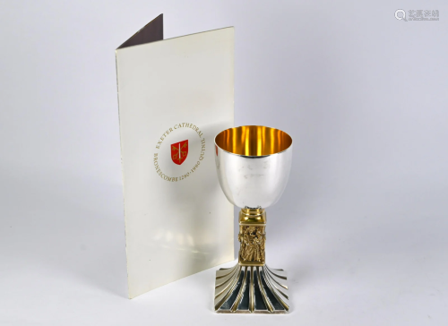 Exeter Cathedral silver goblet