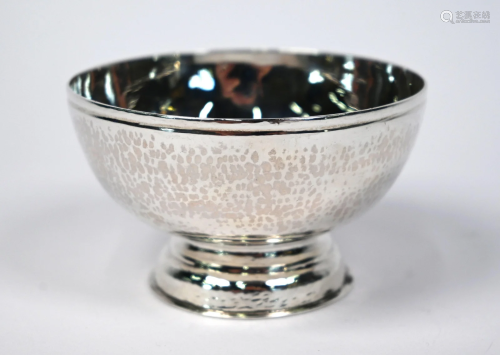 Victorian Arts & Crafts Britannia silver bowl