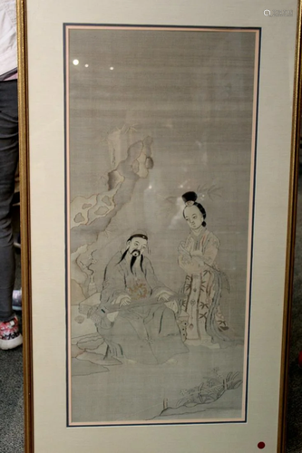 Large Chinese Kesi Panel