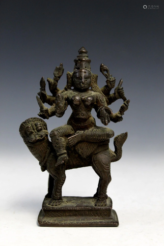 Indian bronze figure.