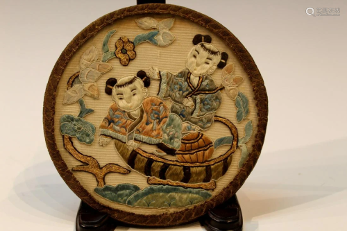 Chinese Embroidery Coaster