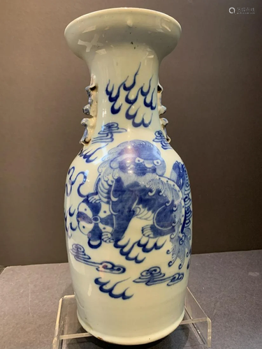 Chinese Blue and White Porcelain Vase