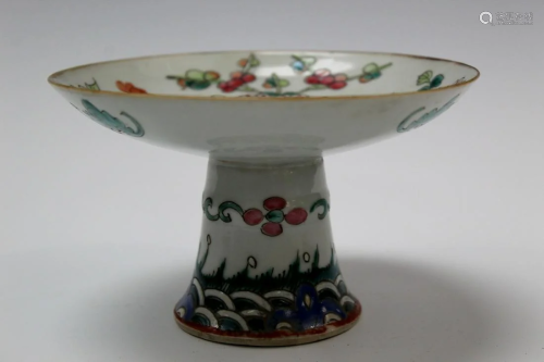 Chinese Porcelain Stem Dish