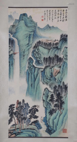 PAINTING OF MOUNTAIN SCENERY, CHANG DAI-CHIEN