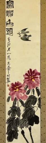 PAINTING OF BIRDS AND FLOWERS, QI BAISHI