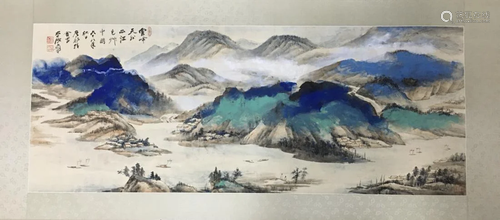 CHINESE PAINTING OF LANDSCAPE, CHANG DAI-CHIEN