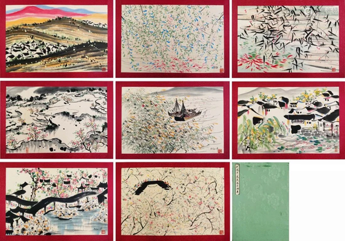 PAINTING ALBUM OF SCENERY, WU GUANZHONG