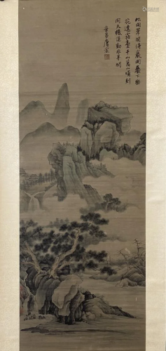 TRADITIONAL CHINESE LANDSCAPE PAINTING, TANG YIN