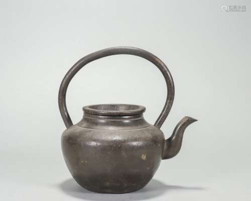 “點銅”款 錫制茶壺