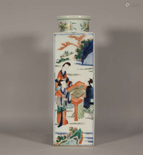 Famille Verte Vase Kangxi Style