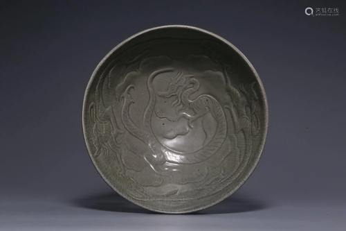 Chinese Yue Ware Glazed Porcelain Bowl