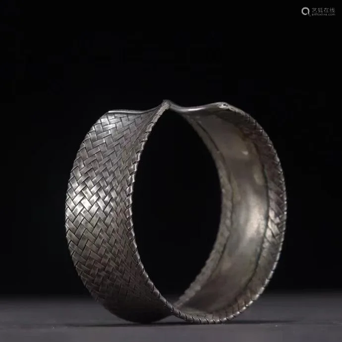 Chinese Silver Bangle