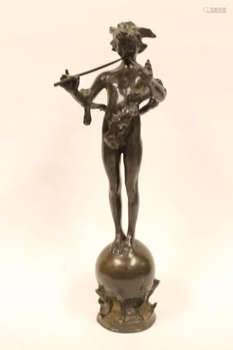 Bronze Figurine,Signed&Dated 1890