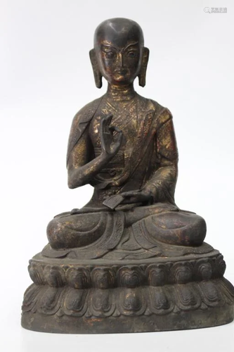 Chinese Gilt Bronze Buddha