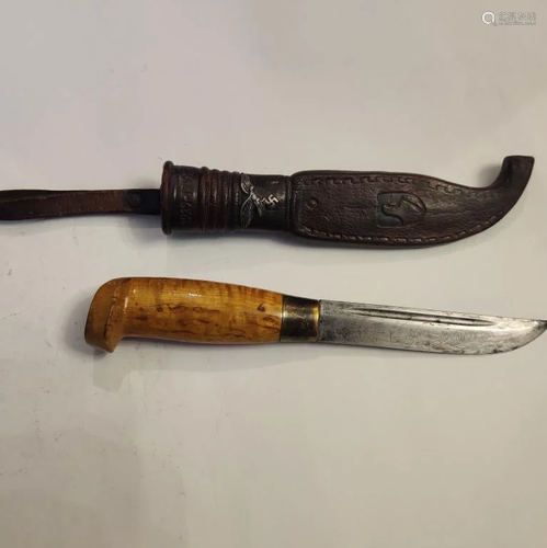 WW2 Finland Knife w Scabbard