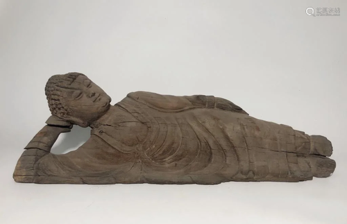 Chinese Wood Carved Buddha