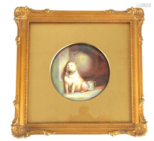 AN EARLY 20TH CENTURY PARAGON CHINA PORCELAIN PLAQUE PAINTED...