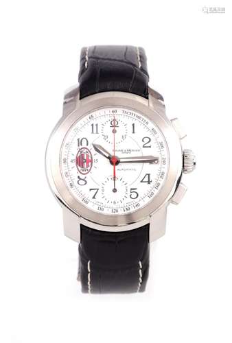 A BAUME & MERCIER. A LIMITED EDITION 14/50 AC MILAN STAI...