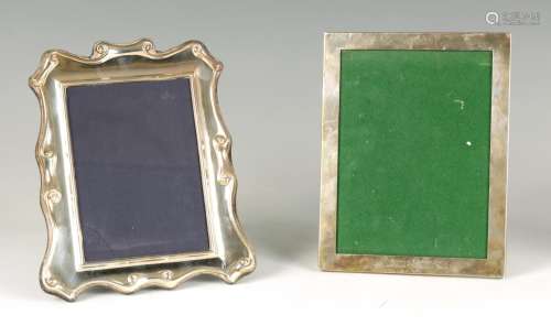 TWO SILVER PICTURE FRAMES