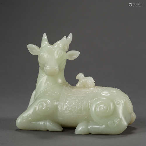 Hetian jade deer in ancient China