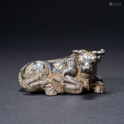 Golden taurus in ancient China