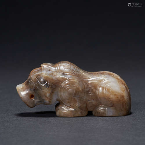 Hetian jade beast in ancient China