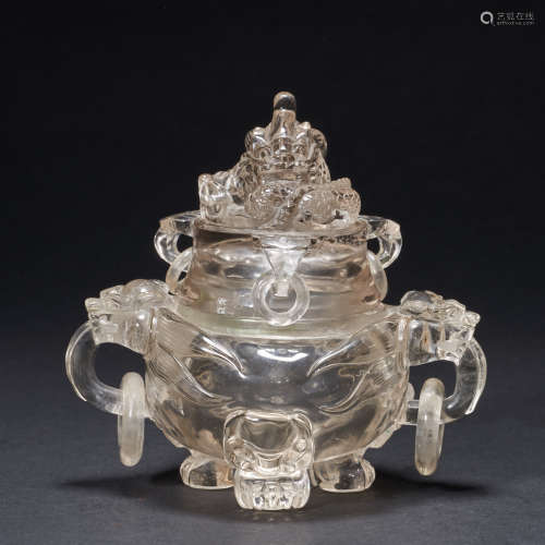 Ancient Chinese crystal incense burner