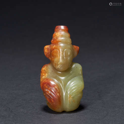 Jade man of Hetian in ancient China