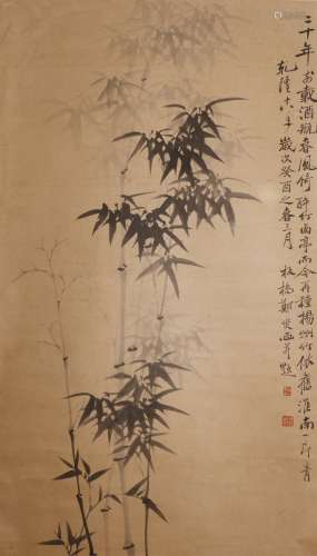 Zheng Banqiao, ancient Chinese flower and bird painting