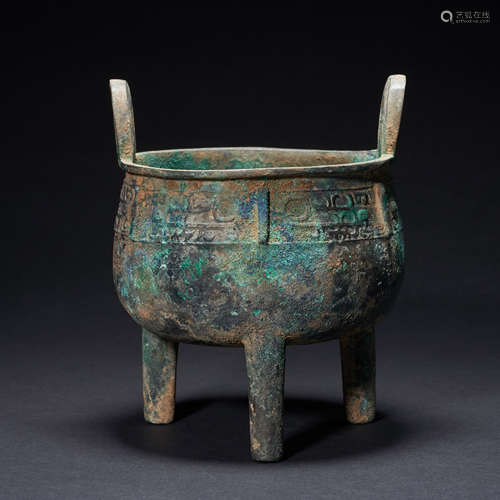 Ancient Chinese bronze furnace