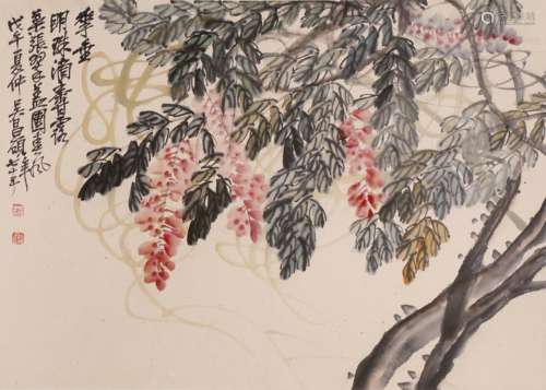 Wu Changshuo, ancient Chinese flower and bird painting