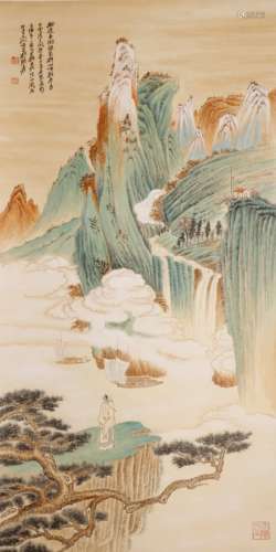 Zhang Daqian, ancient Chinese landscape painting